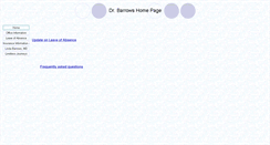Desktop Screenshot of drbarrows.com